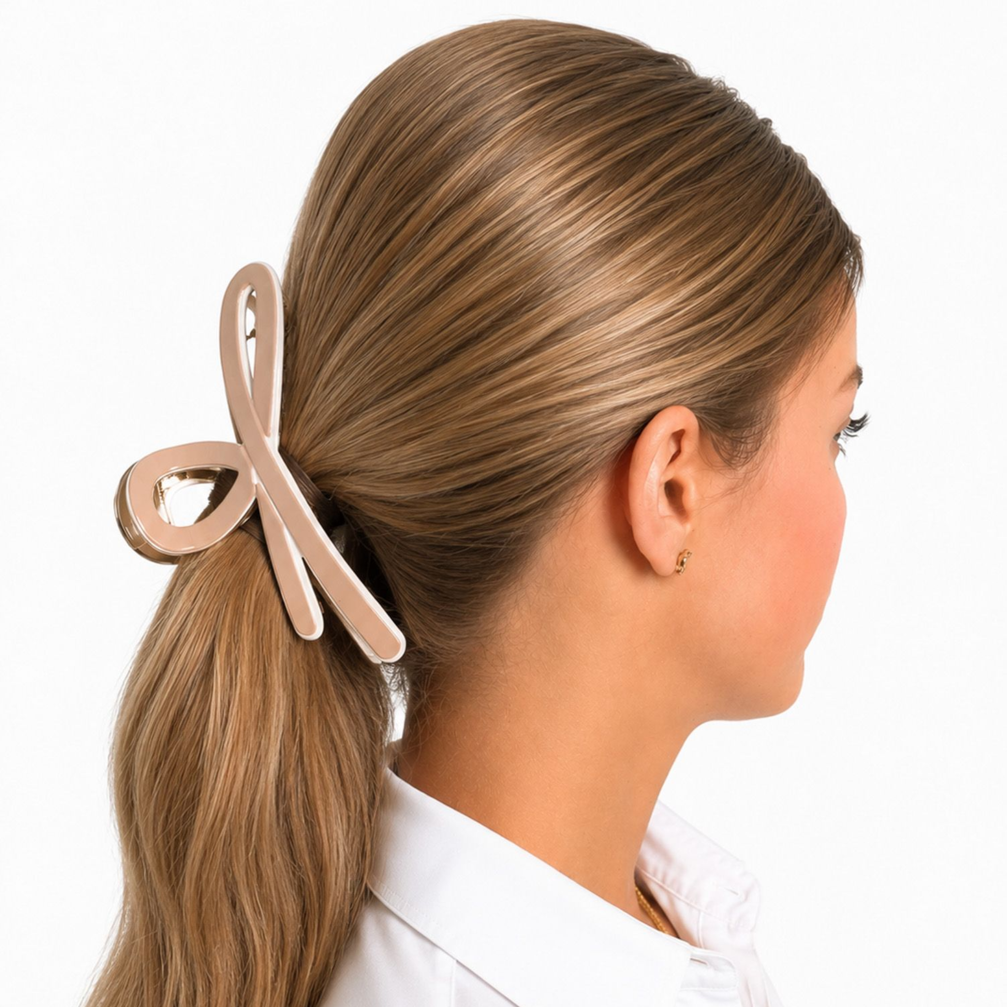 Twist Claw Clip Brown