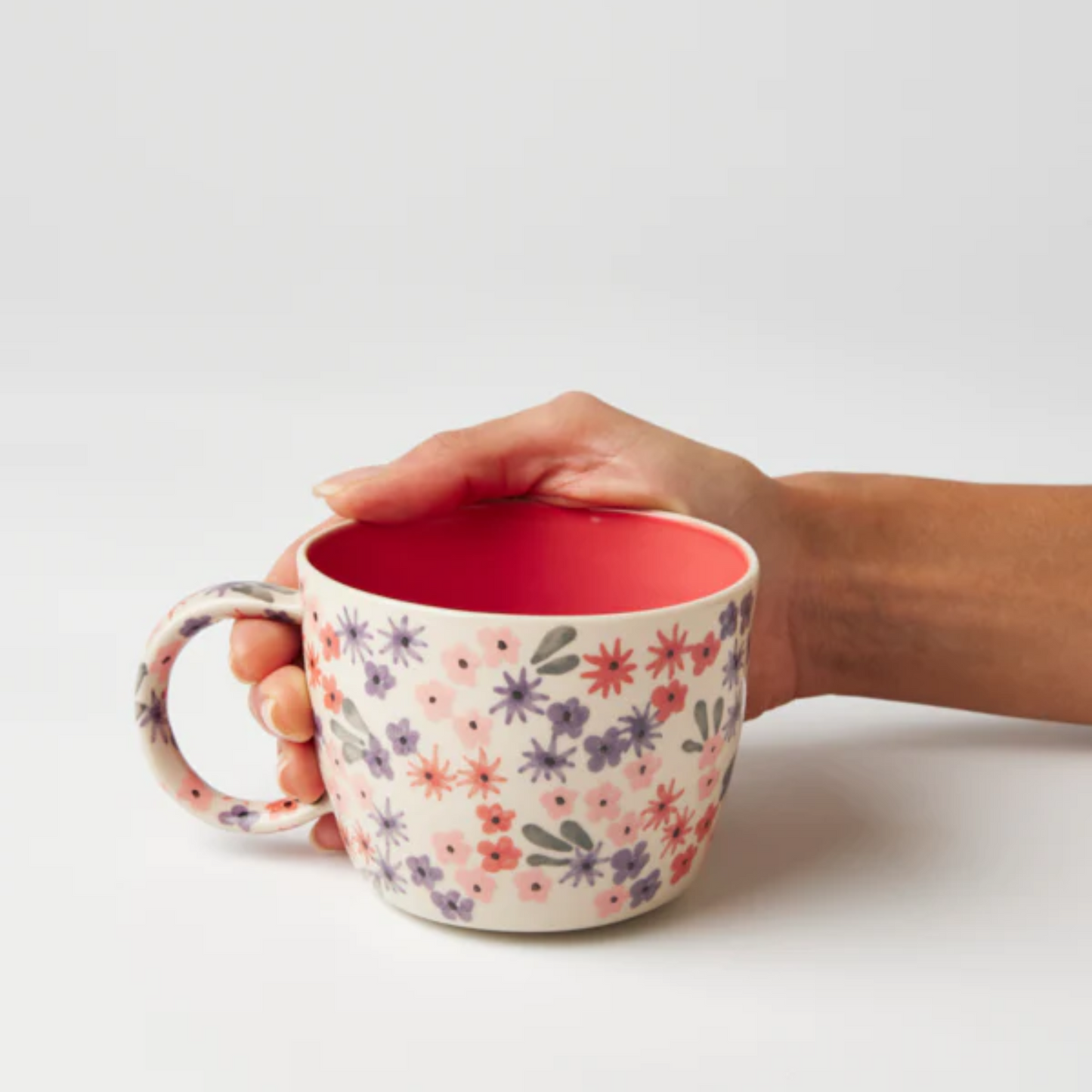 Ditsy Raspberry Mug