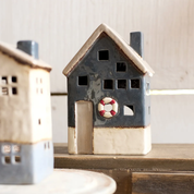 Saint Malo Tea Light House with Buoy Large