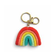 Felt Rainbow Keychain Charm Sherbet