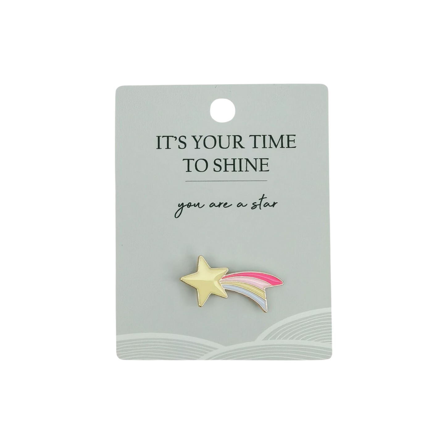 Shooting Star Memento Pin Yellow