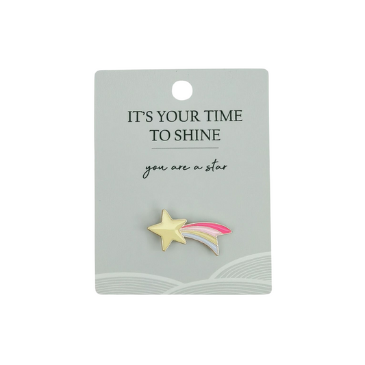 Shooting Star Memento Pin Yellow