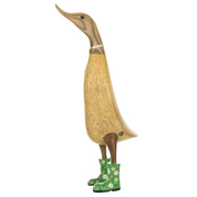 Floral Boots Ducklet Green