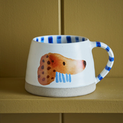 RGA x Carolyn Gavin 4 Dogs & A Cat Fred Mug