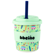 Reusable BambinoCino Bamboo Cup Beach Bums (240ml)