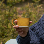 Set Of 4 Mineral Mugs Citrine