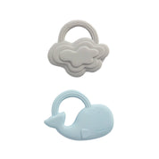 2 Pack Silicone Teethers Whale & Cloud