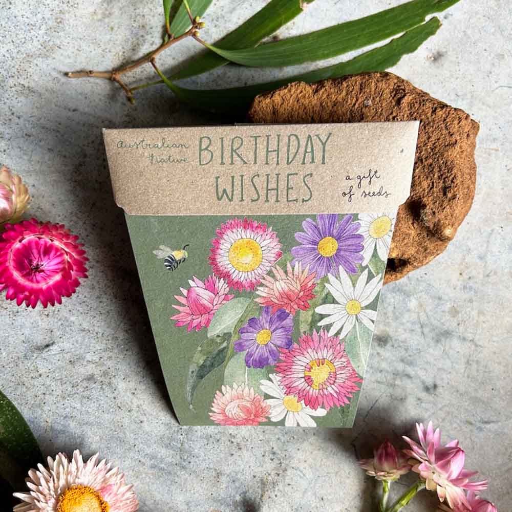 Birthday Wishes Gift of Seeds