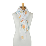 Orange Blooming Tulips Scarf
