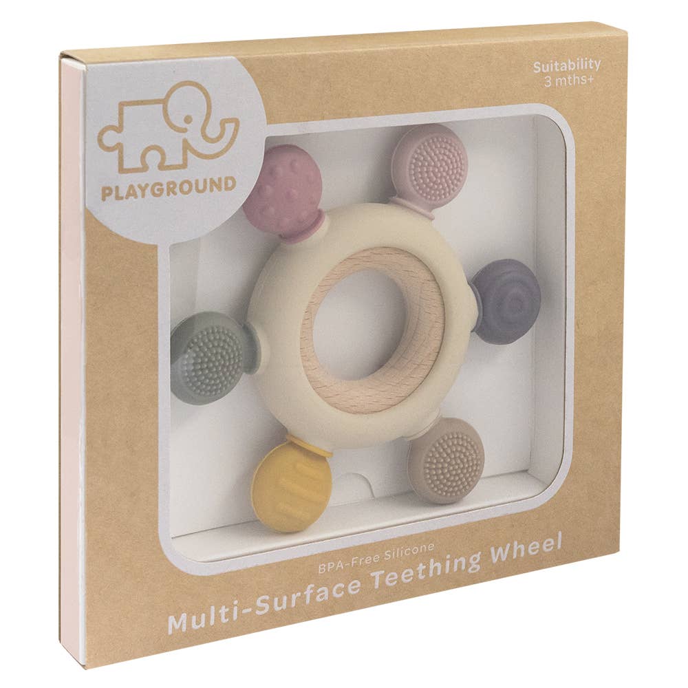 Multi-Surface Teething Wheel Rose