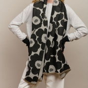 Black Tall Poppy Scarf