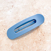 Madelyn Matte Large Hair Clip Blue