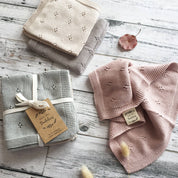 Organic Cotton Wash Cloth Set Fawn