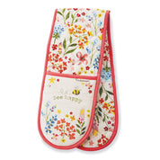 Double Oven Glove Bee Happy