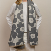 Grey Tall Poppy Scarf