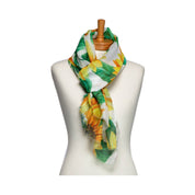 White Sunflower Scarf
