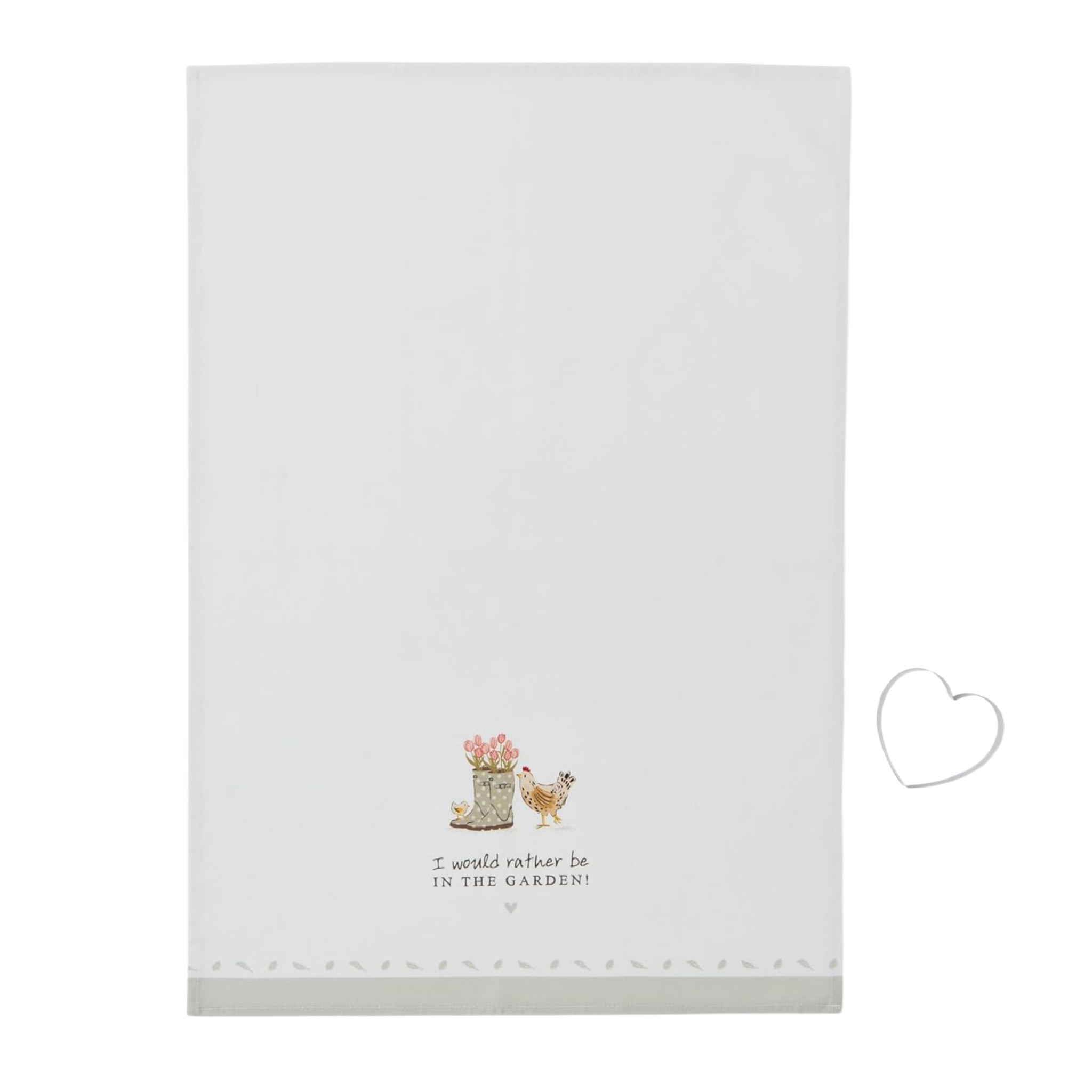 Tea Towel & Cookie Cutter Set Hen House Lane