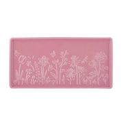 In The Meadow Pink Rectangle Platter