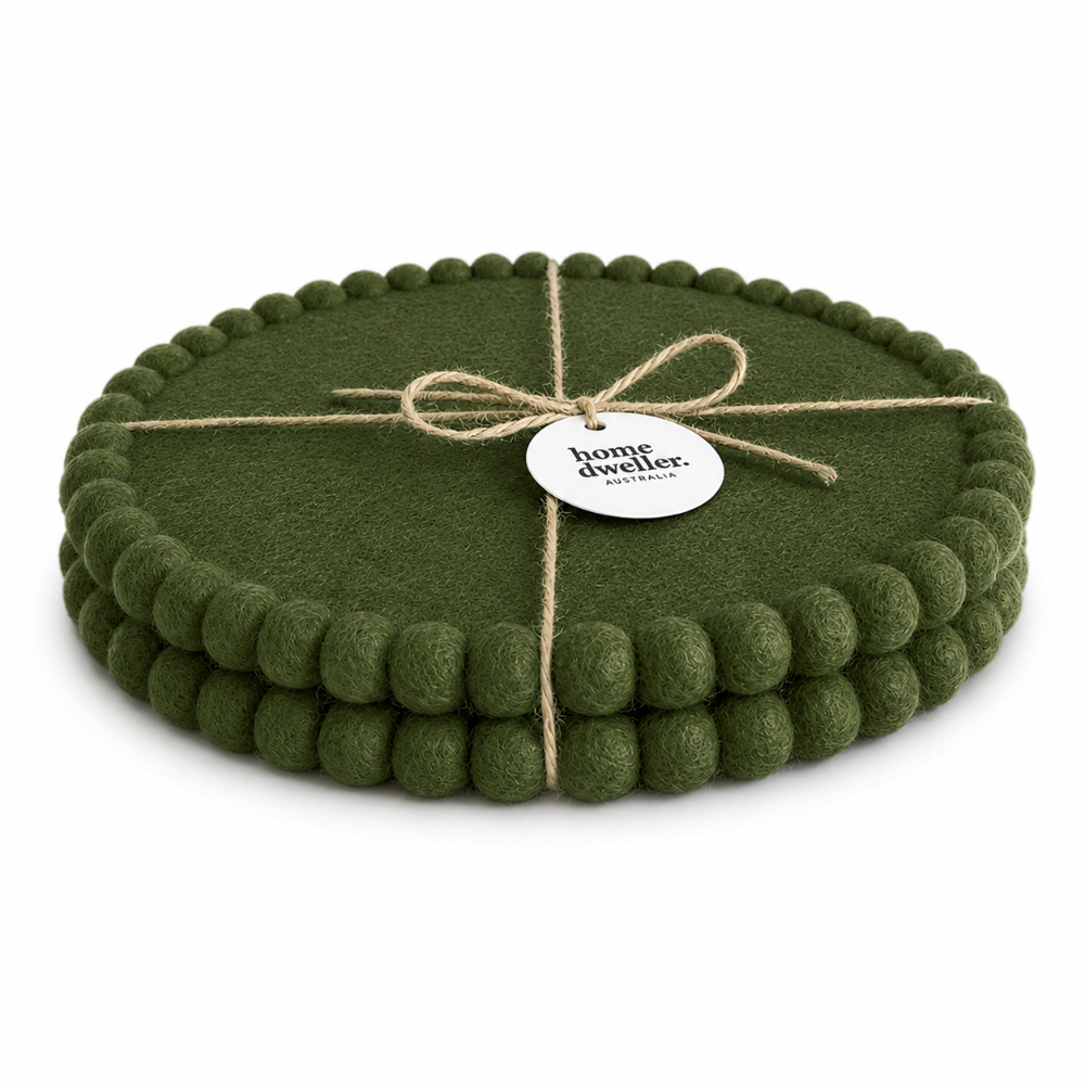 Felt Trivet Set Forest