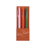 Farm Fresh Jotter Gel Pen Set of 3
