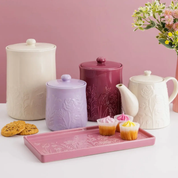 In The Meadow Pink Rectangle Platter