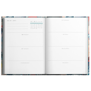 A6 Soft Cloth Cover 2026 Diary Floral Ditsy