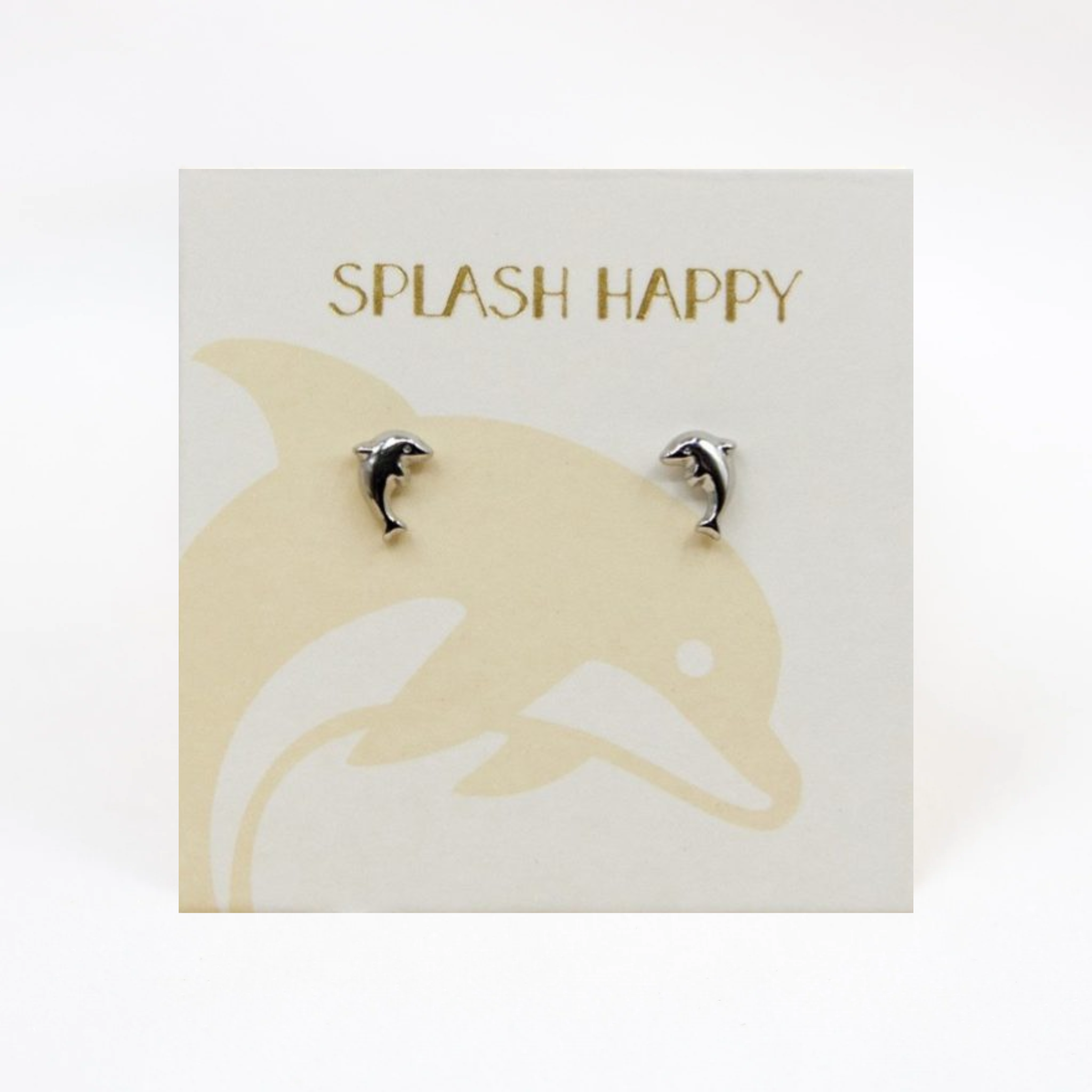 Splash Happy Earrings Silver