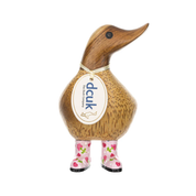 Floral Boots Ducky Pink