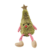 Fluffy Christmas Tree Sitting Decoration Small Green