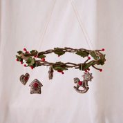 Felt Christmas Gingerbread Star Decoration