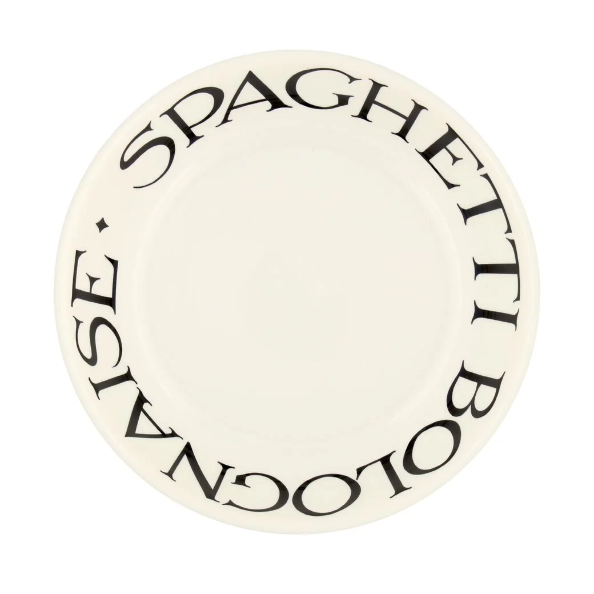 Black Toast Bolognese Medium Pasta Bowl