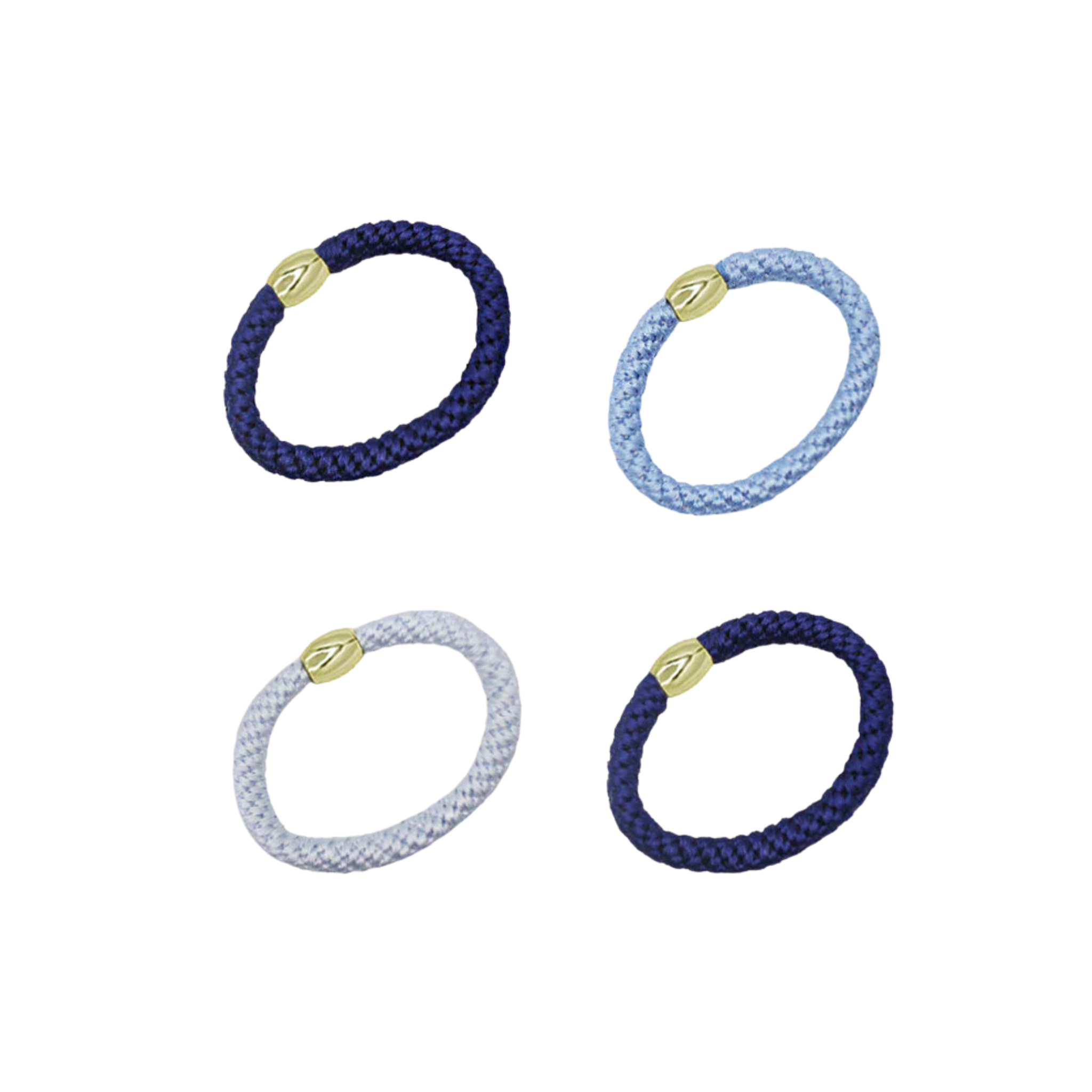 Harvey Hair Ties Set Blue