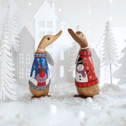 Christmas Jumper Duckling Reindeer