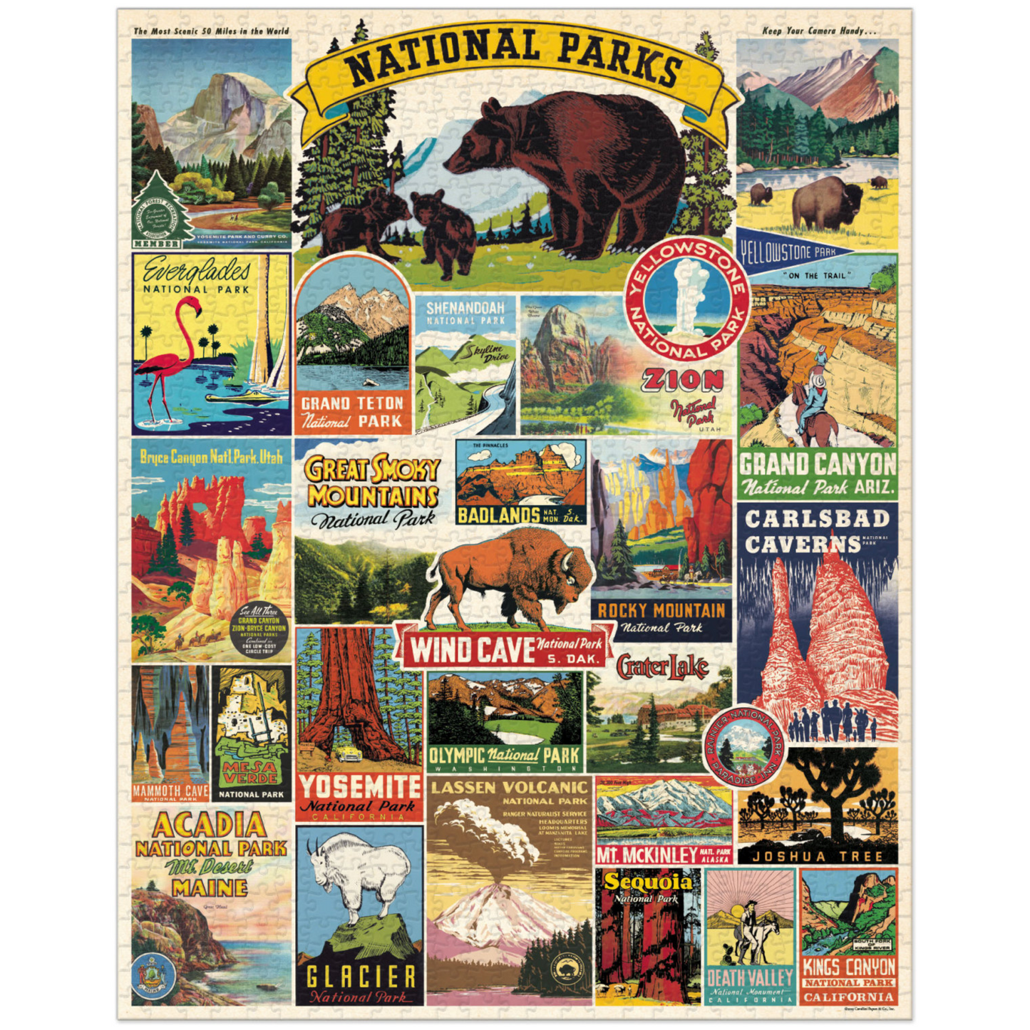 National Parks 1000PC Puzzle