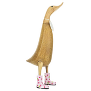 Floral Boots Ducklet Pink