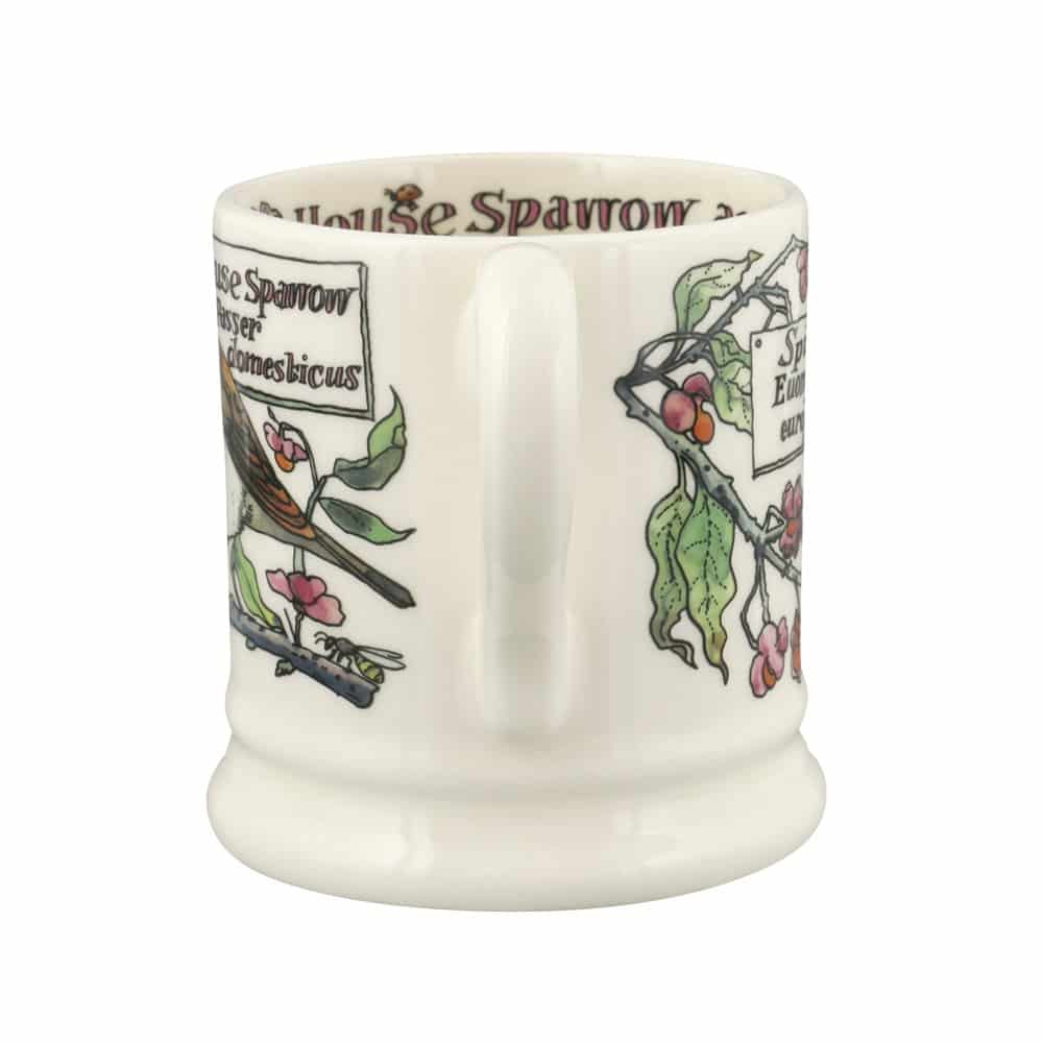 Spindle & House Sparrow 1/2 Pint Mug