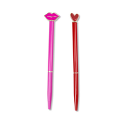 Metal Ballpoint Icon Pen Set Love