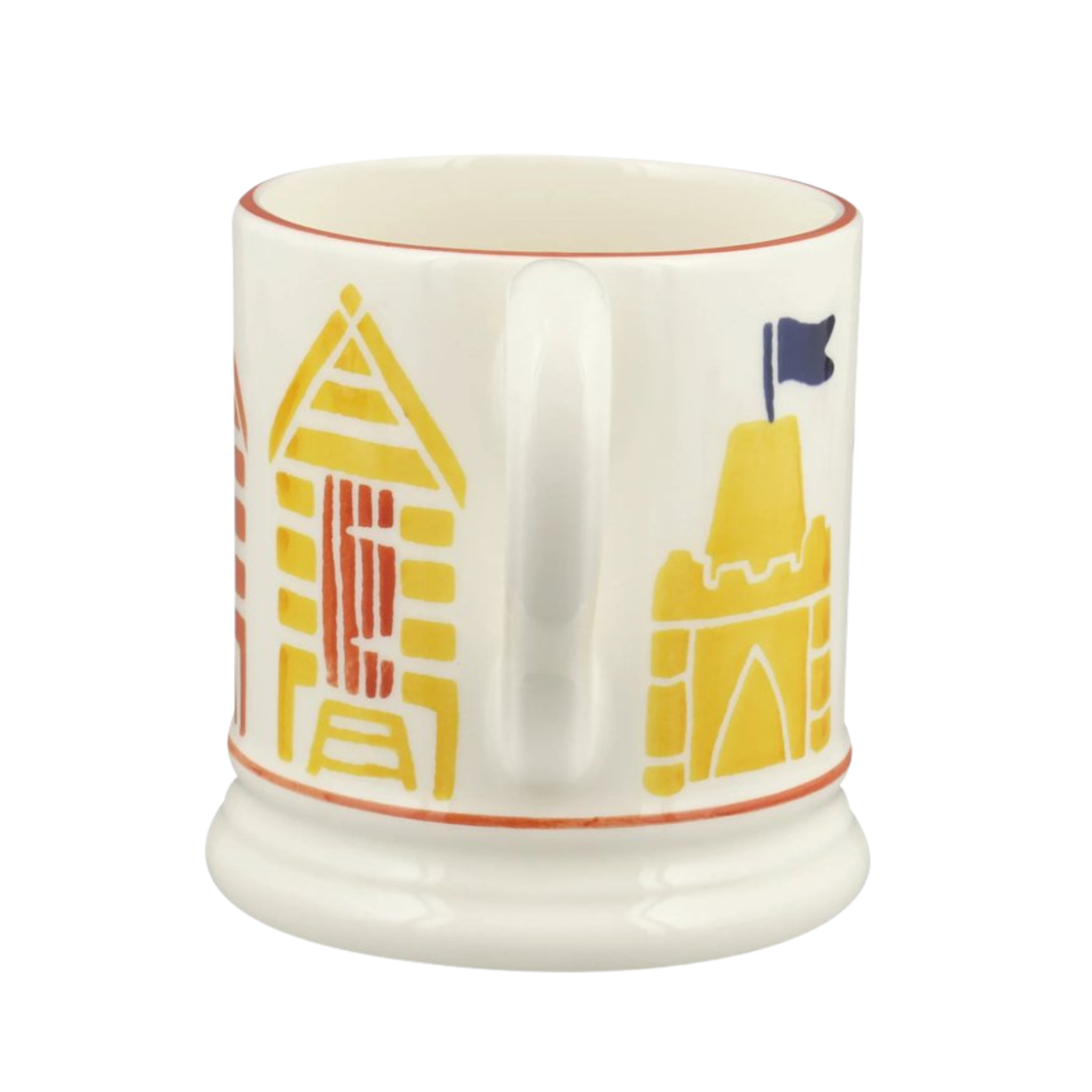 Icons Beach Huts 1/2 Pint Mug