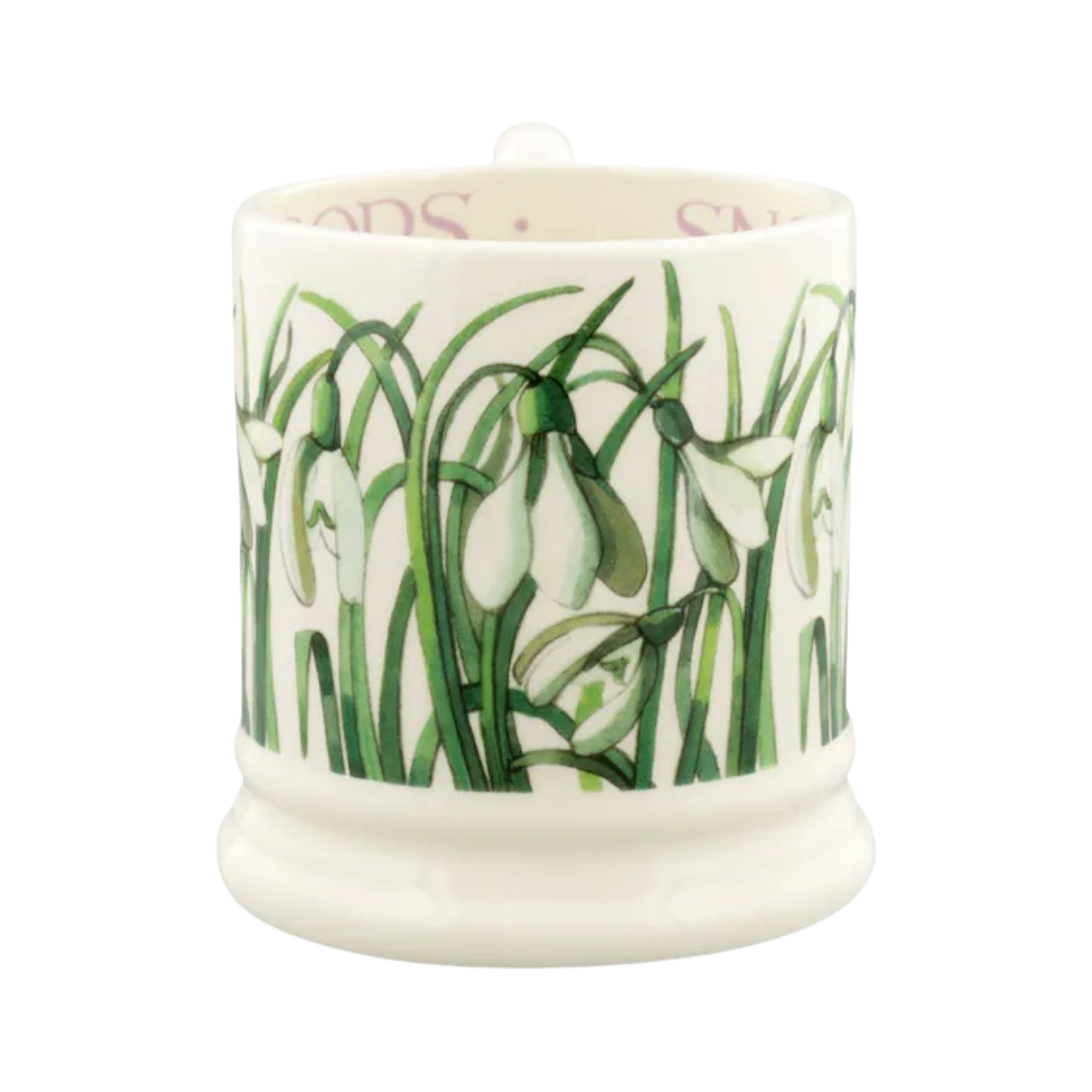 Flowers Snowdrop 1/2 Pint Mug