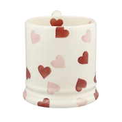 Pink Hearts 1/2 Pint Mug