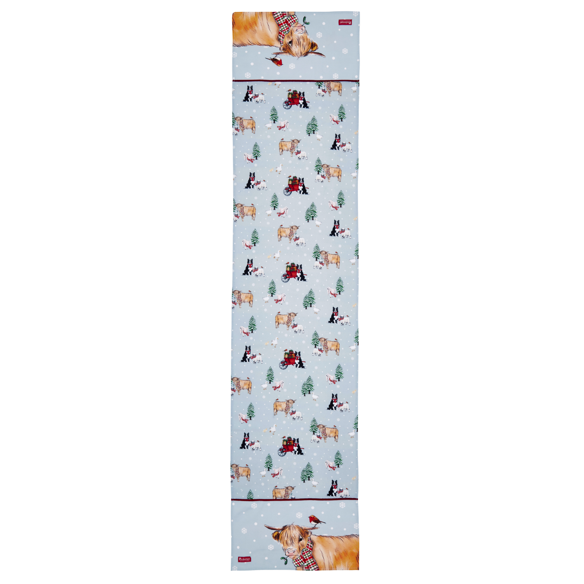 Table Runner Christmas On The Farm
