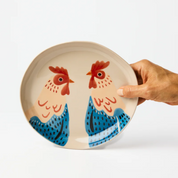 Coop Barn Blue Plate