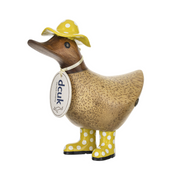 Spotty Hat & Boots Ducky Yellow