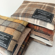 Herringbone Wool Blend Heat Pack Olive Green