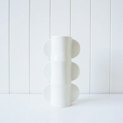 Snow Pea Vase White