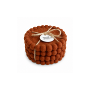 Felt Coaster Set Spiced Cocoa