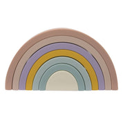 Silicone Rainbow Puzzle Rose