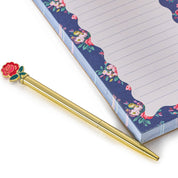 Icon Floral List Pad & Pen Set
