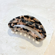 Oval Hair Claw Clip Light Tort