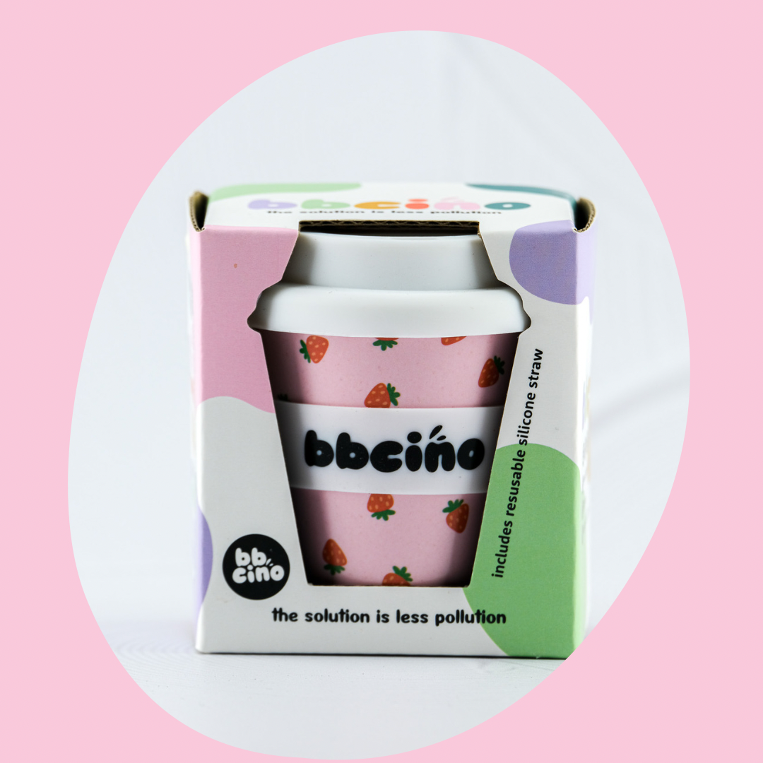 Reusable Babycino Bamboo Cup Berry BB 120ml